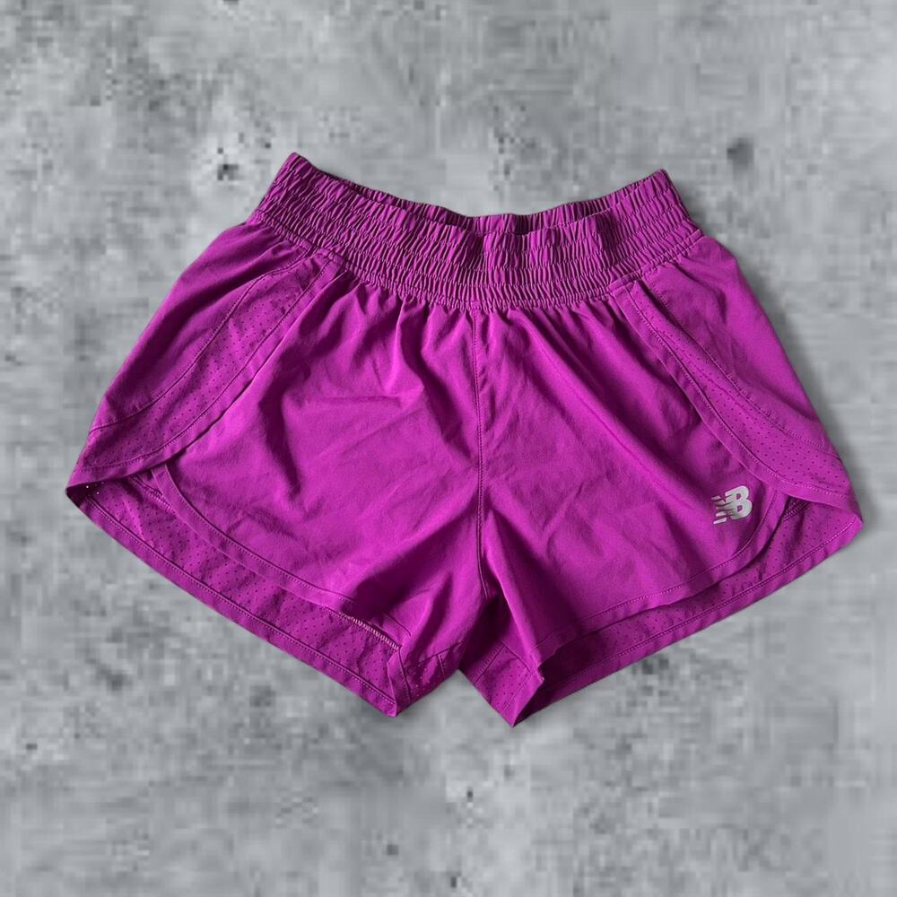 New balance purple running shorts